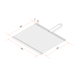 Решётка барбекю (42 см) 40036